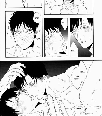 [Chop!! & MORBID+LOVERS] Shingeki no Kyojin dj – Iwayuru Isshu no Bakageta o-Asobi [Eng] – Gay Manga sex 35