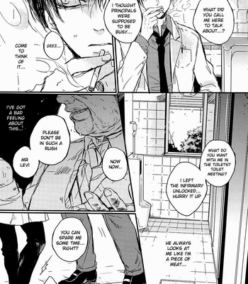 [Melomelow] Shingeki no Kyojin dj – Toilet no Levi-sensei [Eng] – Gay Manga sex 5
