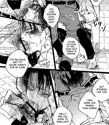 [Melomelow] Shingeki no Kyojin dj – Toilet no Levi-sensei [Eng] – Gay Manga sex 9