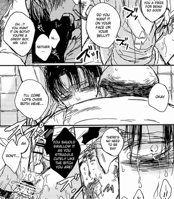 [Melomelow] Shingeki no Kyojin dj – Toilet no Levi-sensei [Eng] – Gay Manga sex 14