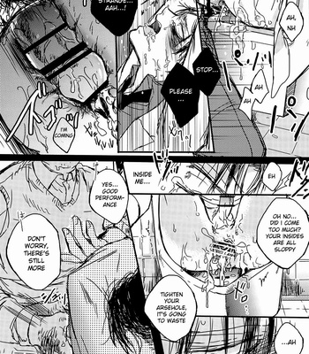 [Melomelow] Shingeki no Kyojin dj – Toilet no Levi-sensei [Eng] – Gay Manga sex 15
