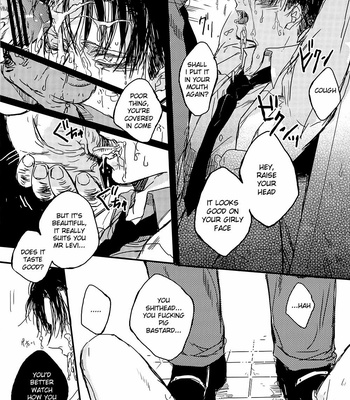[Melomelow] Shingeki no Kyojin dj – Toilet no Levi-sensei [Eng] – Gay Manga sex 16