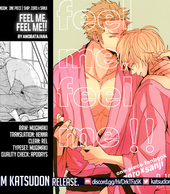 [anobata] Feel me, feel me!! – One Piece dj [Eng] – Gay Manga sex 27