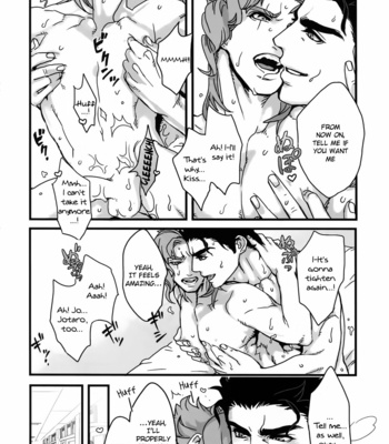 [Ondo (Nurunuru)] My One Year Below Kouhai Lover Is Really My Type – Jojo’s Bizarre Adventure dj [Eng] – Gay Manga sex 14