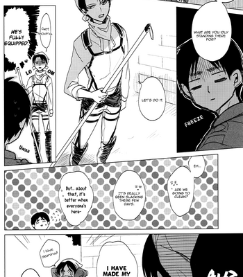 [39614/Karasawa Toshika] Shingeki no Kyojin dj – Heichou to Shinpei no Ichinichi [Eng] – Gay Manga sex 10