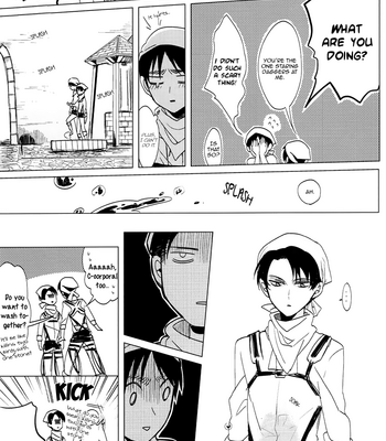 [39614/Karasawa Toshika] Shingeki no Kyojin dj – Heichou to Shinpei no Ichinichi [Eng] – Gay Manga sex 13