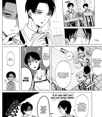 [39614/Karasawa Toshika] Shingeki no Kyojin dj – Heichou to Shinpei no Ichinichi [Eng] – Gay Manga sex 16