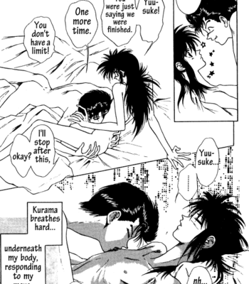 [Kobayashi Sato] Yu Yu Hakusho dj – Let Me Hear Words of Love [Eng] – Gay Manga sex 5