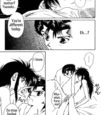 [Kobayashi Sato] Yu Yu Hakusho dj – Let Me Hear Words of Love [Eng] – Gay Manga sex 9