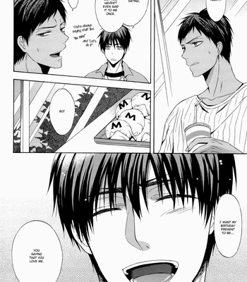 [sweet berry] Kuroko no Basuke dj – Ai wo Komete Hanataba wo [Eng] – Gay Manga sex 9