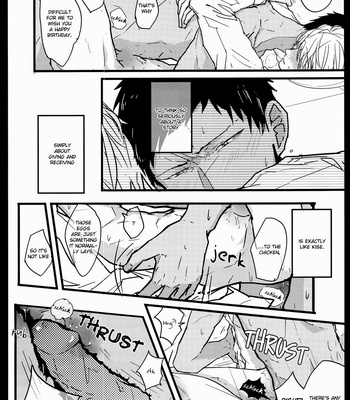 [Omae Pantsu Hakanai] Kuroko no Basuke dj – Chicken of August [Eng] – Gay Manga sex 17