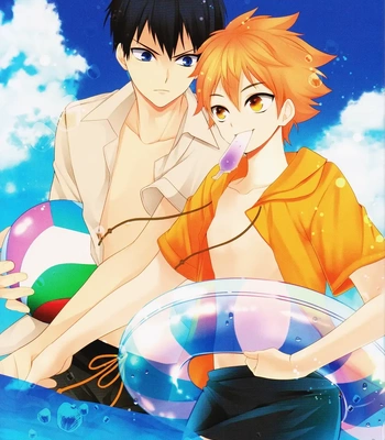 [Byakuya/ Hiyori] Let’s Enjoy Summer – Haikyuu!! dj [Eng] – Gay Manga sex 2