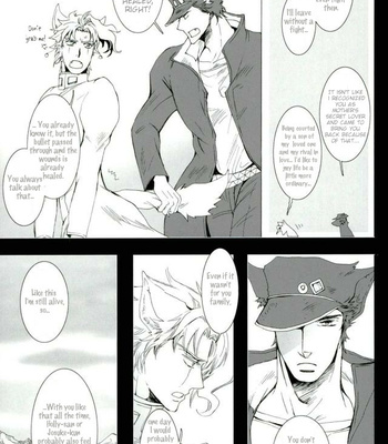 [Banrai] My Dear Wolf King – JoJo’s Bizarre Adventure dj [Eng] – Gay Manga sex 9