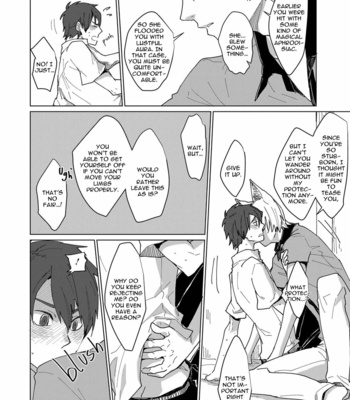 [Yazuki Jing] Yasashi Kare to Fukigen Kitsune no Rennai Jijyo [Eng] – Gay Manga sex 204