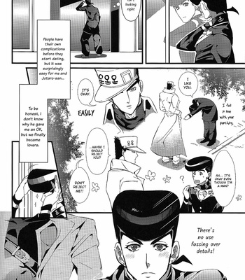 [Tazawa] Wait a minute, Jotaro-san!! – JoJo dj [Eng] – Gay Manga sex 4