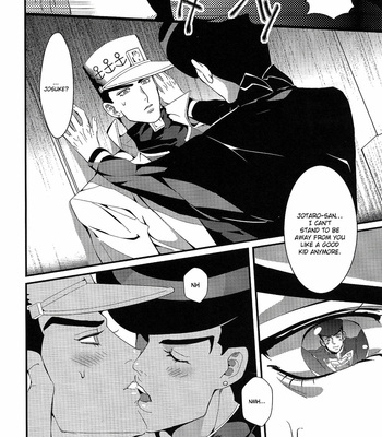 [Tazawa] Wait a minute, Jotaro-san!! – JoJo dj [Eng] – Gay Manga sex 8
