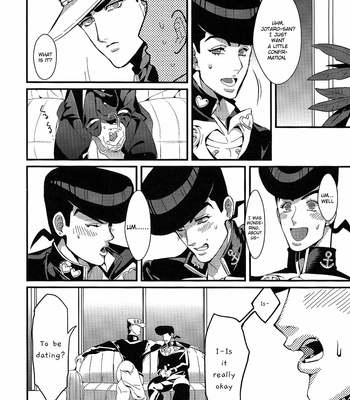 [Tazawa] Wait a minute, Jotaro-san!! – JoJo dj [Eng] – Gay Manga sex 12
