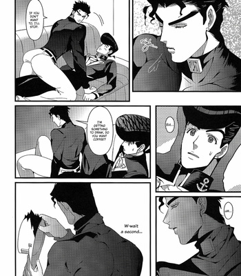 [Tazawa] Wait a minute, Jotaro-san!! – JoJo dj [Eng] – Gay Manga sex 16