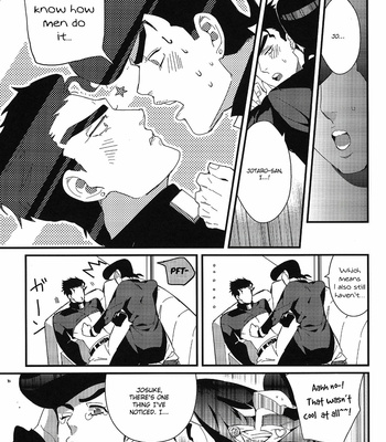 [Tazawa] Wait a minute, Jotaro-san!! – JoJo dj [Eng] – Gay Manga sex 23