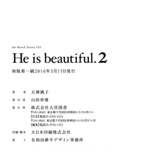 [TENZEN Momoko] He Is Beautiful [Eng] – Gay Manga sex 433