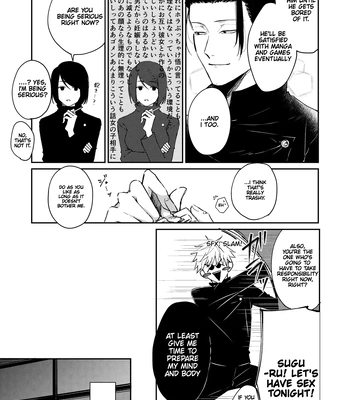 [Tsukasa] Jujutsu Kaisen dj – Yoru datte Omae to Shitai – I want to make love to you [Eng] – Gay Manga sex 15