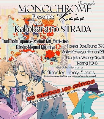 [WRONG DIRECTION] Kakokara no Strada – Katekyo Hitman Reborn! dj [Eng] – Gay Manga sex 2