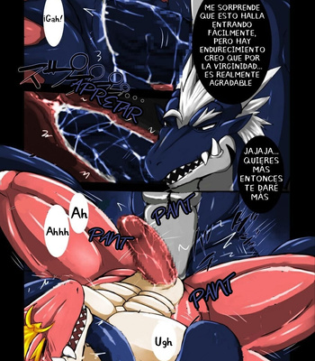 [S&D Tail (Keito)] Crimson Dragon Dyed in Black [Esp] – Gay Manga sex 16