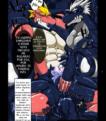 [S&D Tail (Keito)] Crimson Dragon Dyed in Black [Esp] – Gay Manga sex 21