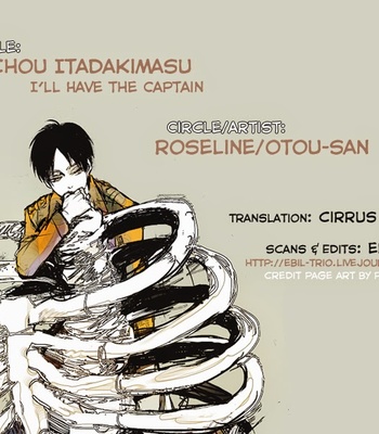 [ROSELINE/ Otousan] Shingeki no Kyojin dj – Heichou Itadakimasu [Eng] – Gay Manga sex 19