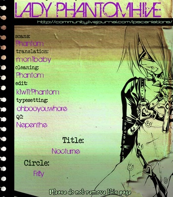 [Frill] Katekyo Hitman Reborn! dj – Nocturne [Eng] – Gay Manga thumbnail 001