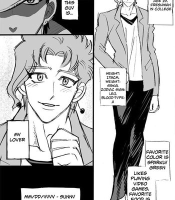 [Mee/ Hisaichi] Worlds Strongest Yandere (part 1) – Jojo’s Bizarre Adventure dj [Eng] – Gay Manga sex 12