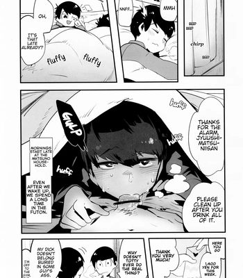 [Assault Machine Gun (Yaminabe Erika)] Nikubenki no Juushimatsu-kun ni wa Taisetsuna Yume ga Arimasu – Osomatsu-san dj [Eng] – Gay Manga sex 5
