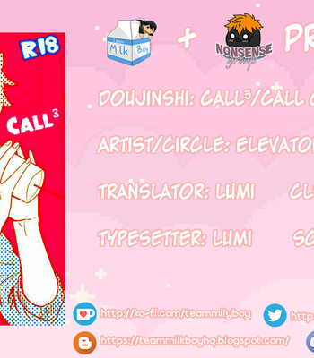 Gay Manga - [Elevatordog (Uniunio)] Call Call Call – Haikyuu!! dj [Eng] – Gay Manga