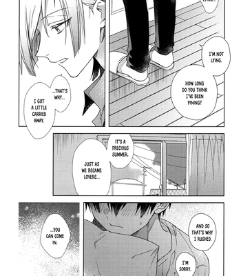 [Nanameshita (Tabizou)] You come in the summer! – Blue Lock dj [Eng] – Gay Manga sex 19