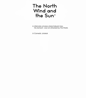 [Asabatrophy] Kitakaze Yori Mo Taiyou | The North Wind And The Sun – JoJo’s Bizarre Adventure dj [Eng] – Gay Manga sex 2