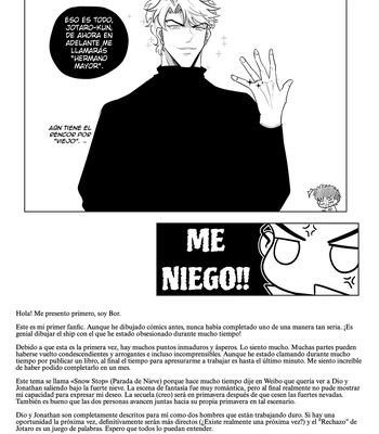 [Bor] Snow Stop – Parada de Nieve – Jojo’s Bizarre Adventure dj [Esp] – Gay Manga sex 38