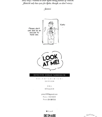 [Sawori (Pinkch!)] LOOK only AT ME – Detective Conan dj [Eng] – Gay Manga sex 29