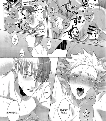 [Geranium (Kei) & Ureshino Saneatsu] My Hero Academia dj – Hiyoku Renri [ENG] – Gay Manga sex 51