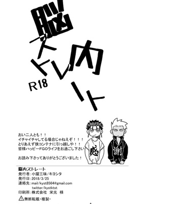 [kyst] Nō-nai sutorēto – Fate/ Grand Order dj [JP] – Gay Manga sex 33