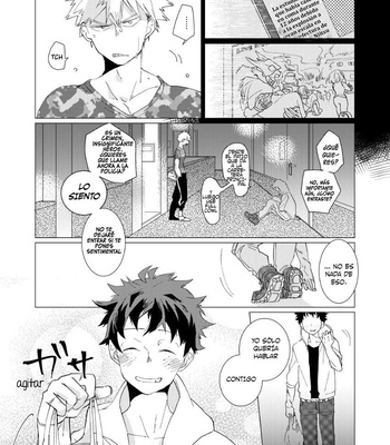 [Tsundorabādo (Mizu)] Hanashi ga shitai yo | Quiero hablar contigo – Boku no Hero Academia dj [Esp] – Gay Manga sex 13