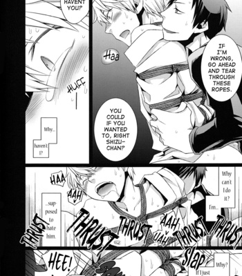 [Crazy9] Durarara!! dj – Kimono-clad Shizuo in Bukkake [Eng] – Gay Manga sex 13