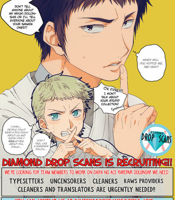 [Yamaguchi and Minawa] Diamond no Ace dj – A Steamy Onsen Trip for Four [Eng] – Gay Manga sex 3