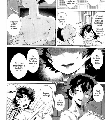 [Sakana Kusai (Sakamei Hamachi)] Yoru wa Mijikashi Koiseyo Shounen – Boku no Hero Academia dj [Español] – Gay Manga sex 18