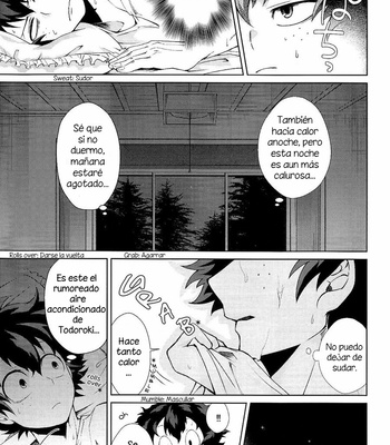 [Sakana Kusai (Sakamei Hamachi)] Yoru wa Mijikashi Koiseyo Shounen – Boku no Hero Academia dj [Español] – Gay Manga sex 9