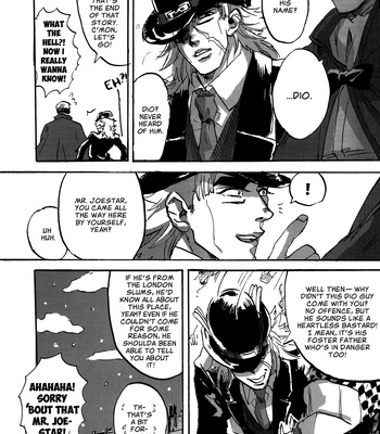 [Shippo to Kiseri/ Kotobukimaru] In A Lamp Black Town – JoJo dj [Eng] – Gay Manga sex 10