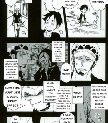[S+yumiya] Double Trafalgar Shock – One Piece dj [Eng] – Gay Manga sex 8
