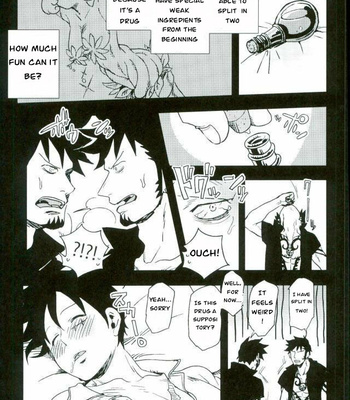 [S+yumiya] Double Trafalgar Shock – One Piece dj [Eng] – Gay Manga sex 11