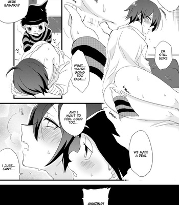 [Hakua] Saihara-kun ga mina-san no xxx ni erabaremashita – New Danganronpa V3 dj [Eng] – Gay Manga sex 9