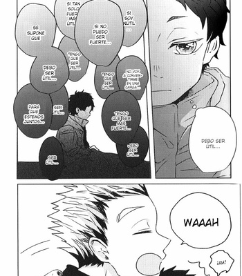 [Sakamoto] Nakimushi Shounen to Seinen Shoko 3 – Haikyuu!! dj [Esp] – Gay Manga sex 14