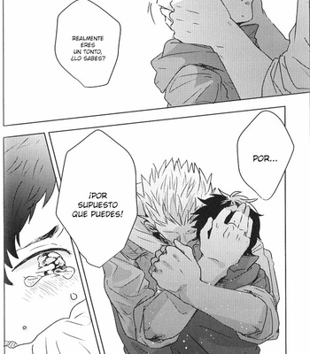 [Sakamoto] Nakimushi Shounen to Seinen Shoko 3 – Haikyuu!! dj [Esp] – Gay Manga sex 31